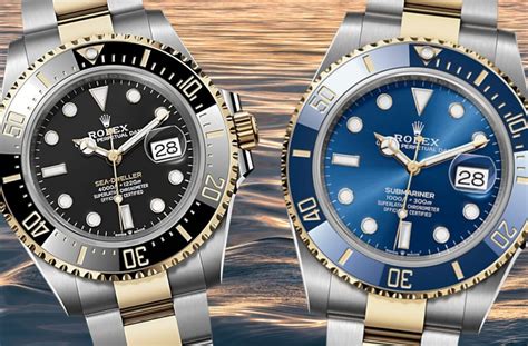 rolex submariner no date vs sea dweller 4000|sea dweller vs Rolex.